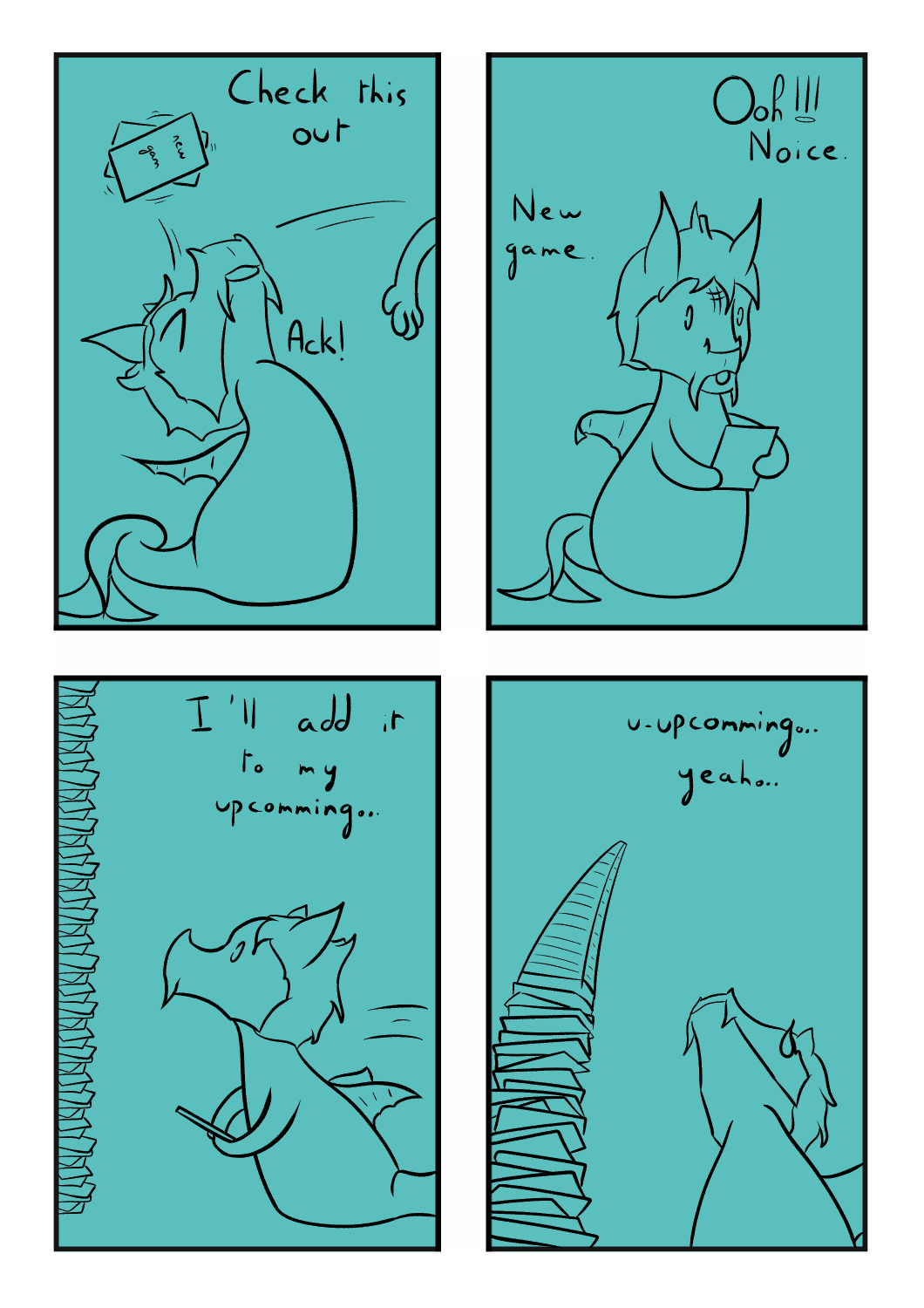 Silly comic on videogame